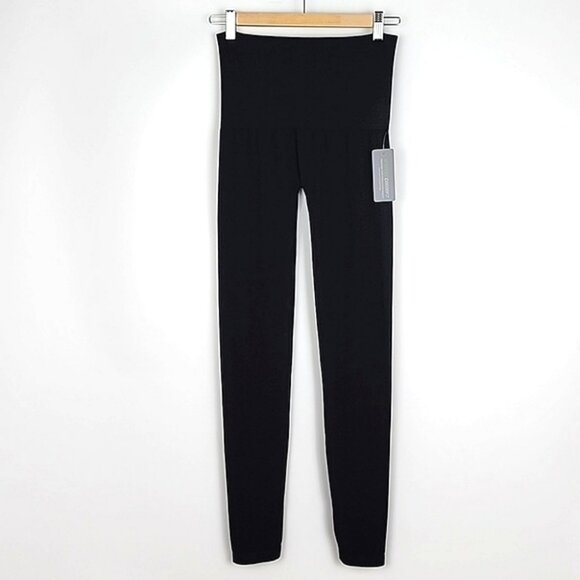Shannon Passero Women's Black Leggings Tights Tummy Tuck High Waist One Size - Picture 1 of 8